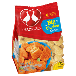 Empanado de Frango Queijo Perdigão Big Chicken Pacote 1kg