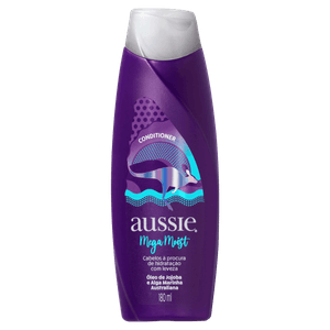 Condicionador Aussie Mega Moist Frasco 180ml