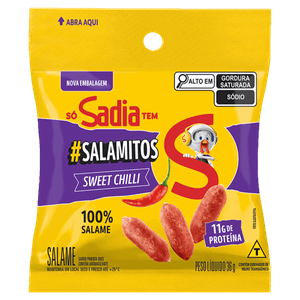 Salame Sweet Chilli Sadia Salamitos 36g