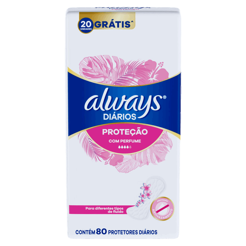 Protetor-Diario-sem-Abas-com-Perfume-Always-Pacote-80-Unidades-Leve-Mais-Pague-Menos