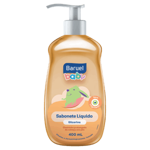 Sabonete Líquido com Glicerina da Cabeça aos Pés Baruel Baby Frasco 400ml