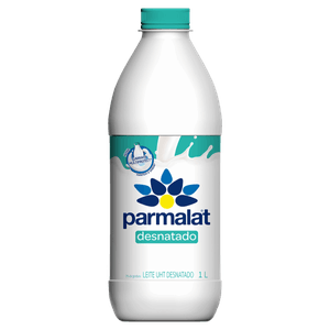 Leite UHT Desnatado Parmalat Garrafa 1l