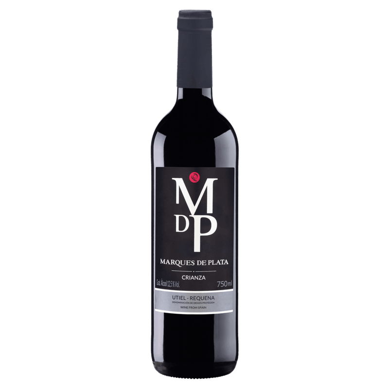 Vinho-Espanhol-Tinto-Seco-Crianza-Marques-de-Plata-Utiel-Requena-Garrafa-750ml