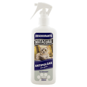 Desodorante Uso Veterinário Antipulgas Matacura 200ml