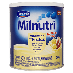 Composto Lácteo Vitamina de Frutas Milnutri Lata 760g