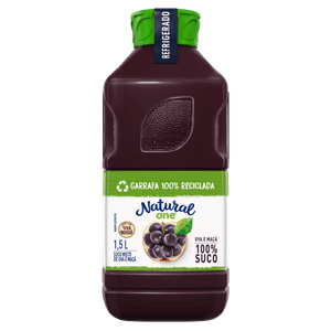 Suco Uva e Maçã Natural One Refrigerado Garrafa 1,5l