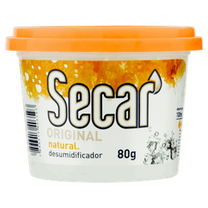 Desumidificador Natural Secar Pote 80g