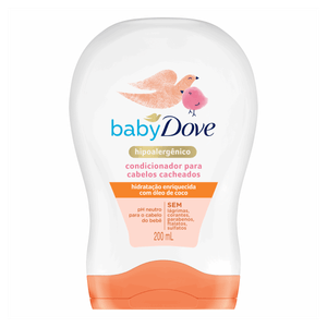 Condicionador Hidratação Enriquecida Óleo de Coco Dove Baby Frasco 200ml