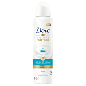 Antitranspirante Aerossol Antibacteriano Dove Cuida & Protege 150ml