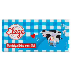 Manteiga Extra sem Sal Elegê 200g