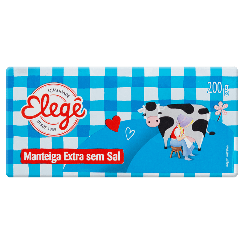 Manteiga-Extra-sem-Sal-Elege-200g