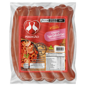 Linguiça Tipo Calabresa Cozida e Defumada Perdigão 2,5kg