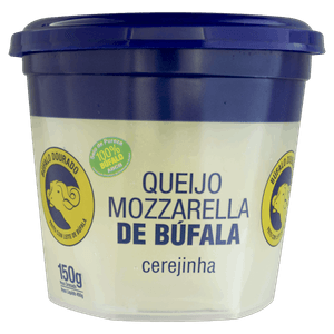 Queijo Mussarela de Búfala Cerejinha Búfalo Dourado 150g