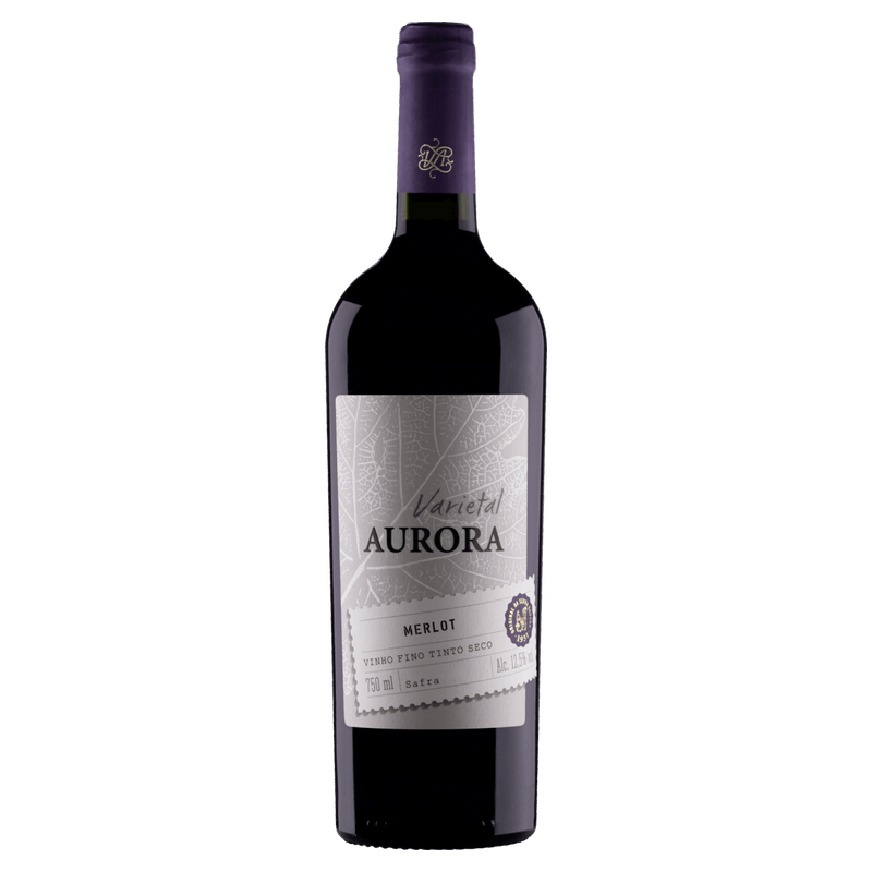 Vinho-Brasileiro-Tinto-Seco-Aurora-Varietal-Merlot-Serra-Gaucha-Garrafa-750ml