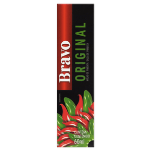 Molho de Pimenta Original Bravo Frasco 60ml