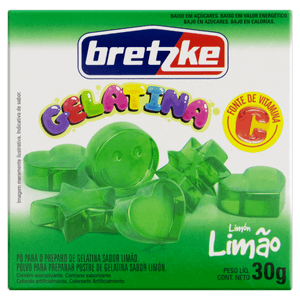 Gelatina Pó Limão Bretzke Caixa 30g