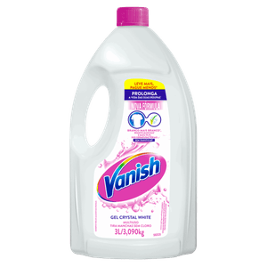 Tira-Manchas Gel Multiuso Vanish Crystal White Galão 3l Leve Mais Pague Menos