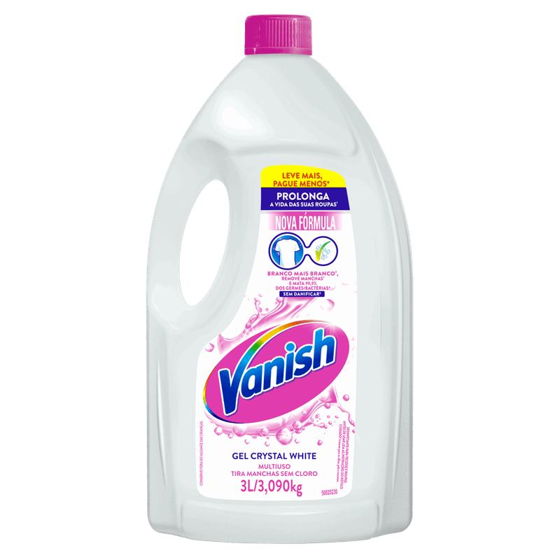 Tira-Manchas-Gel-Multiuso-Vanish-Crystal-White-Galao-3l-Leve-Mais-Pague-Menos