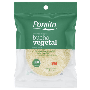 Bucha Vegetal para Banho Esfoliação Profunda Ponjita