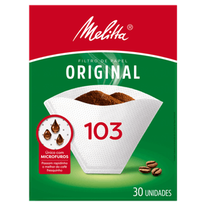 Filtro de Papel Original Melitta 103 Caixa 30 Unidades