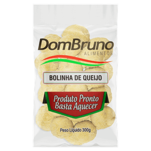 Bolinha de Queijo Congelada Dom Bruno Pacote 300g