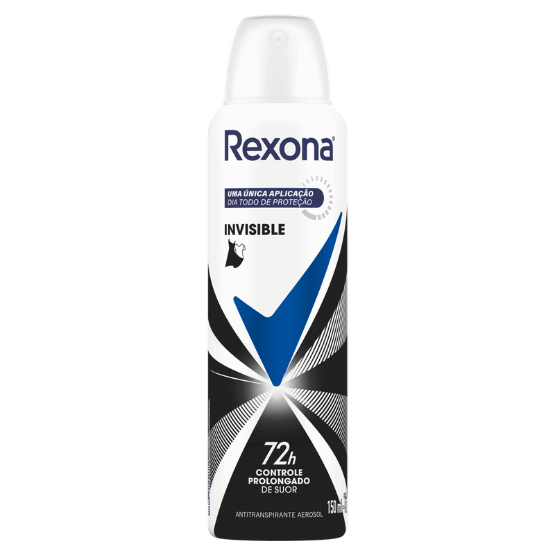 Antitranspirante-Aerossol-Invisible-Rexona-150ml