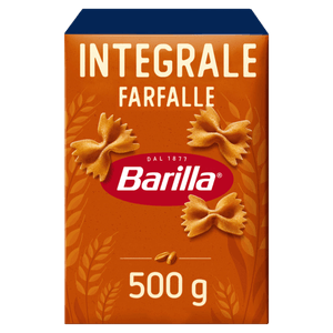 Macarrão de Sêmola Duro Integral Farfalle Barilla Caixa 500g