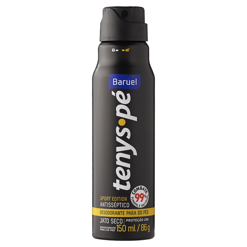 Desodorante-para-os-Pes-Jato-Seco-Baruel-Tenys-Pe-Sport-Edition-Frasco-150ml