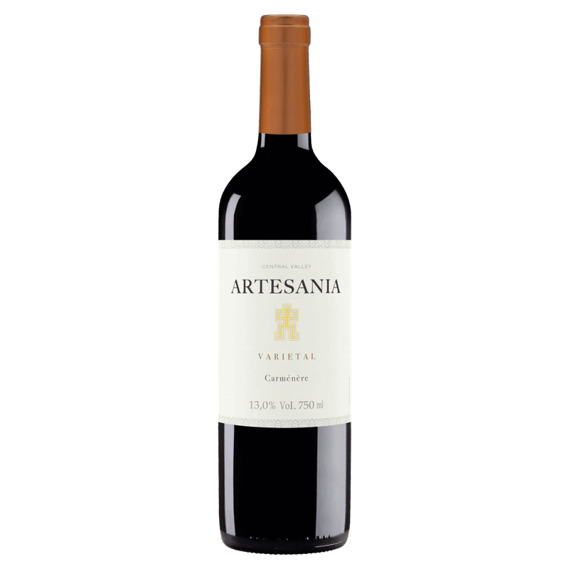 Vinho-Chileno-Tinto-Meio-Seco-Artesania-Varietal-Carmenere-Central-Valley-Garrafa-750ml