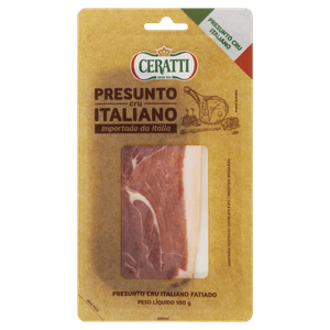 Presunto Cru Fatiado Italiano Ceratti 100g