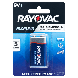 Bateria Alcalina Rayovac 9V