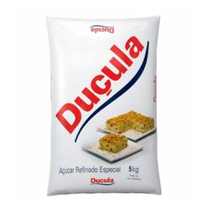 Açúcar Refinado Especial Duçula Pacote 5kg