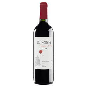 Vinho Uruguaio Tinto Suave El Ingenio Merlot Tannat Canelones Garrafa 750ml