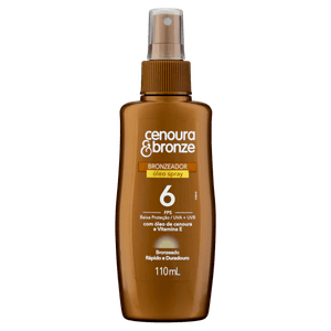 Bronzeador Óleo Spray Cenoura & Bronze Frasco 110ml