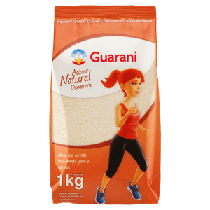 Açúcar Demerara Guarani Pacote 1kg