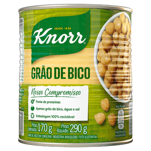 Grão-de-Bico em Conserva Knorr Lata 170g