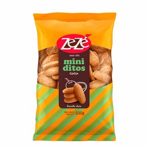 Biscoito Coco Zezé Miniditos Pacote 200g