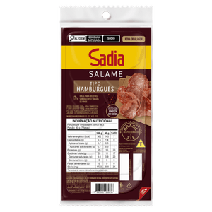 Salame Hamburguês Fatiado Sadia 100g