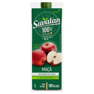 Suco Maçã Suvalan Caixa 1l