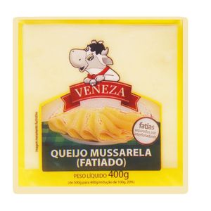 Queijo Mussarela Fatiado Veneza 400g