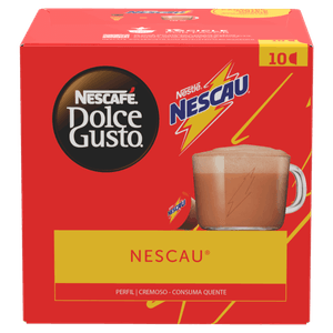 Composto Lácteo em Cápsula Nescau Nescafé Dolce Gusto Caixa 170g 10 UN