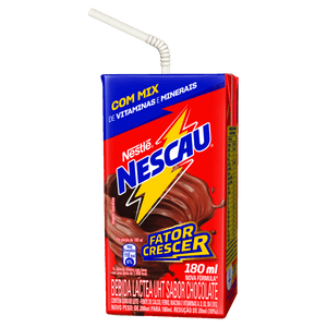 Bebida Láctea UHT Chocolate Nescau Caixa 180ml