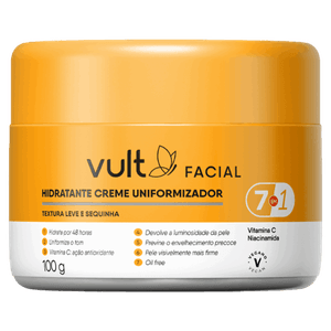 Hidratante Uniformizador Vult Facial Pote 100g