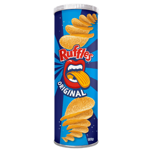Batata Frita Ondulada Original Elma Chips Ruffles Tubo 100g