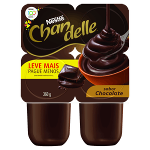 Sobremesa Láctea Chocolate Chandelle Bandeja 360g 4 Unidades Leve Mais Pague Menos