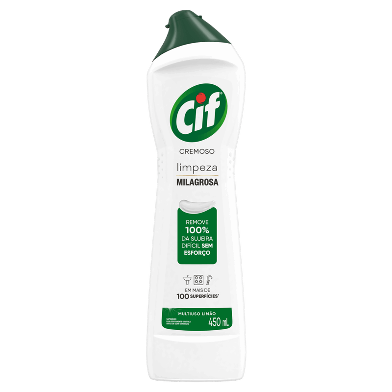 Saponaceo-Cremoso-Multiuso-Limao-Cif-Squeeze-450ml