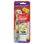 Kit-Escova---Gel-Dental-Infantil-com-Fluor-Bubble-Fruit-Minions-Colgate-Smiles-100g