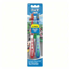 Escova Dental Macia Mickey Oral-B Kids 2 Unidades