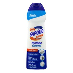 Saponáceo Cremoso Multiuso Clássico Sapólio Radium Squeeze 250ml