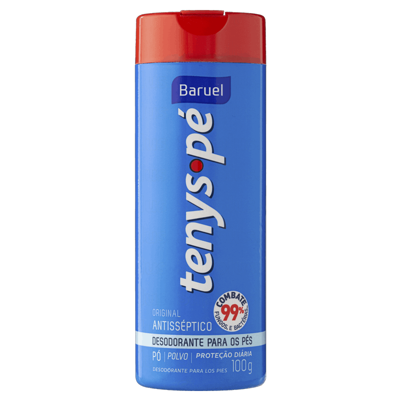 Desodorante Pó para os Pés Baruel Tenys Pé Original Frasco 100g